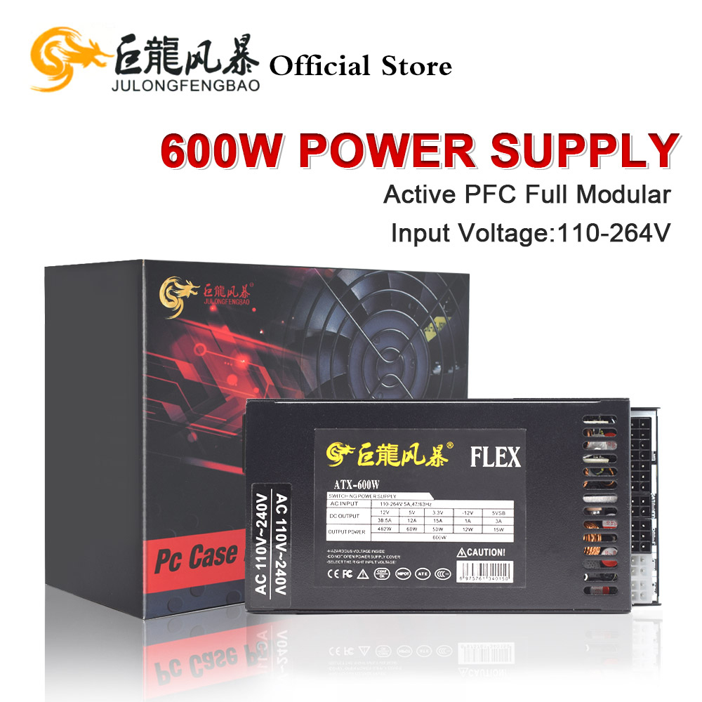 Flex Atx Power Supply 600W 1U - 600W Volledige Modulaire 1U Flex ATX