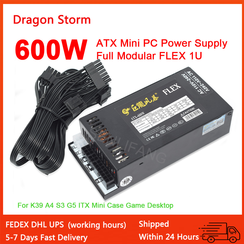 Flex Atx Power Supply 600W 1U - Volledige Modulaire 1u Mini Flex Atx