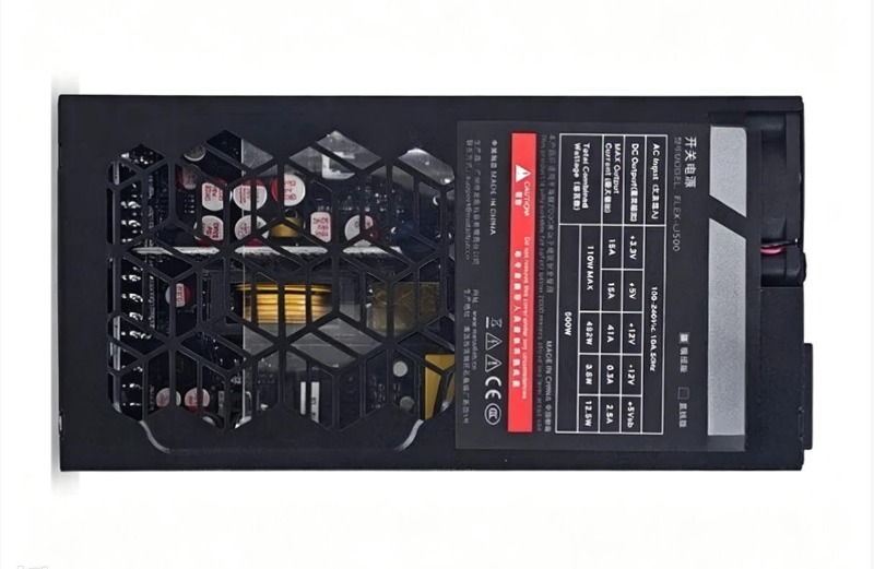 Flex Atx Power Supply 600W 1U - Beperkte aanbieding METALFISH Flex 500/600W 80PLUS