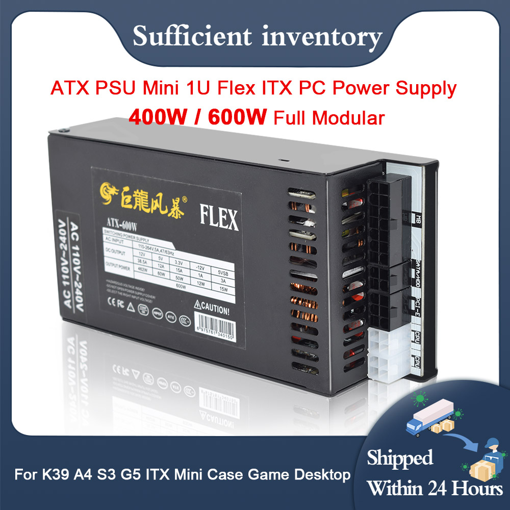 Nieuwe Pc Voeding 400W 600W Vo - Flex Atx Power Supply 600W 1U recensie en prijs
